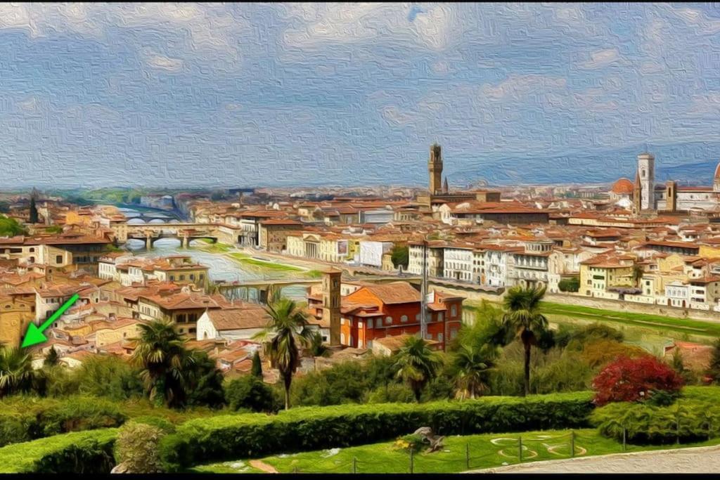 Monica Appartamento Con Giardino Al Ponte Vecchio Firenze Eksteriør bilde